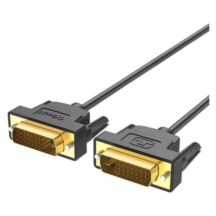 QGEEM DVI TO DVI CABLE MALE TO MALE (6FT)